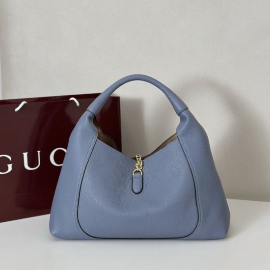 Replica Gucci 837466 Borsa tote grande Giglio in denim GG nero Imitazione