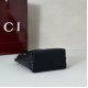 Replica Gucci 847090 Borsa a secchiello nano con GG Emblem in tessuto marrone Imitazione