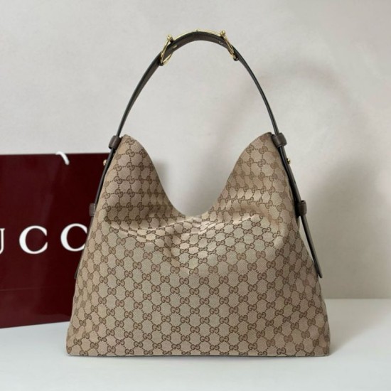 Replica Gucci 850546 850926 borsa tote grande Beatrix in tela GG Marrone Imitazione