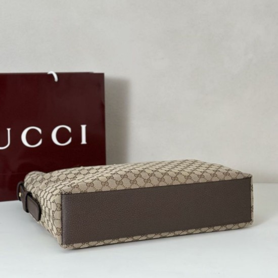 Replica Gucci 850546 850926 borsa tote grande Beatrix in tela GG Marrone Imitazione