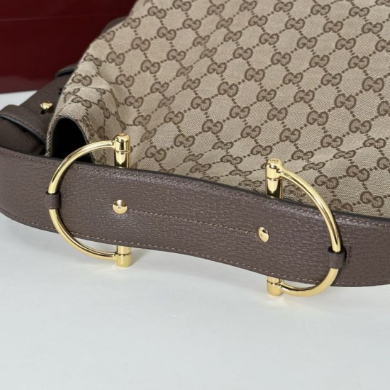 Replica Gucci 850546 850926 borsa tote grande Beatrix in tela GG Marrone Imitazione