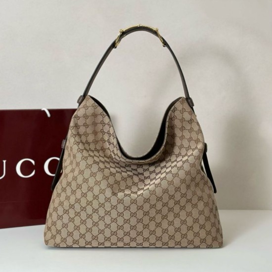 Replica Gucci 850546 850926 borsa tote grande Beatrix in tela GG Marrone Imitazione