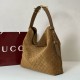 Replica Gucci 850546 850926 borsa tote grande Beatrix in pelle scamosciata Marrone Imitazione