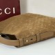 Replica Gucci 850546 850926 borsa tote grande Beatrix in pelle scamosciata Marrone Imitazione