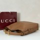 Replica Gucci 850546 850926 borsa tote grande Beatrix in morbida pelle liscia Marrone Imitazione