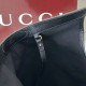 Replica Gucci 815214 Borsa tote media GG Emblem in pelle goffrata rossa Imitazione