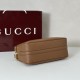 Replica Borsa a tracolla Gucci Half Horsebit Mini/media 860787 Pelle Granata Marrone Imitazione