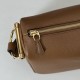 Replica Borsa a tracolla Gucci Half Horsebit Mini/media 860787 Pelle Granata Marrone Imitazione