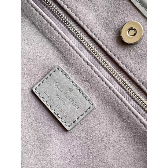 Replica Borsa a tracolla Louis Vuitton CarryAll Cargo Vibe PM M12579 Grigia Imitazione