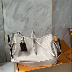 Replica Borsa a tracolla Louis Vuitton CarryAll Cargo Vibe PM M12919 Beige Imitazione