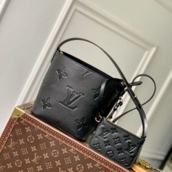 Replica Borsa a secchiello Louis Vuitton All In BB M13480 Nera Imitazione
