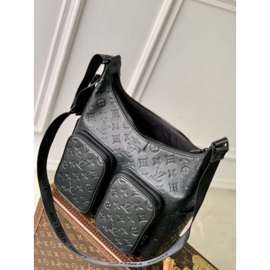 Replica Borsa cargo Hobo Louis Vuitton M14778 Nera Imitazione