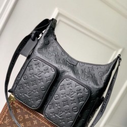 Replica Borsa cargo Hobo Louis Vuitton M14778 Nera Imitazione