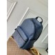 Replica Borsa zaino Discovery LV da uomo M14884 Blu Imitazione