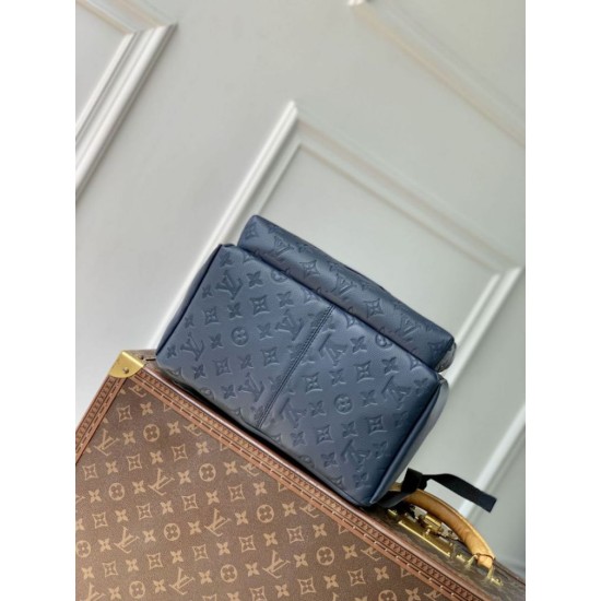 Replica Borsa zaino Discovery LV da uomo M14884 Blu Imitazione