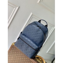 Replica Borsa zaino Discovery LV da uomo M14884 Blu Imitazione