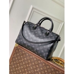Replica Borsa da uomo Louis Vuitton Speedy Soft 30 M15102 Monogram Eclipse Imitazione