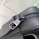 Replica Borsa a tracolla Boarding Louis Vuitton LV Aerogram da uomo M15265 Nera Imitazione