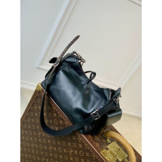 Replica Borsa a tracolla Louis Vuitton CarryAll Cargo Vibe PM M24861 Nera False Replica Borsa a tracolla Louis Vuitton CarryAll Cargo Vibe PM M24861 Nera Imitazione