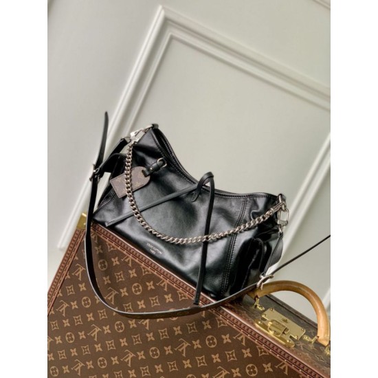Replica Borsa a tracolla Louis Vuitton CarryAll Cargo Vibe PM M24861 Nera False Replica Borsa a tracolla Louis Vuitton CarryAll Cargo Vibe PM M24861 Nera Imitazione