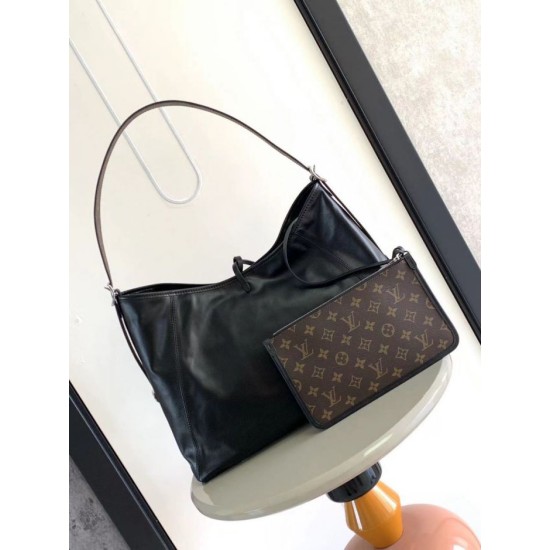 Replica LV Borsa CarryAll Cargo Vibe MM M25143 Nera Imitazione