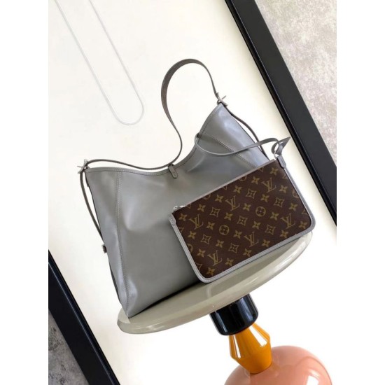 Replica Borsa LV CarryAll Cargo Vibe MM M25143 Grigia False Replica Borsa LV CarryAll Cargo Vibe MM M25143 Grigia Imitazione