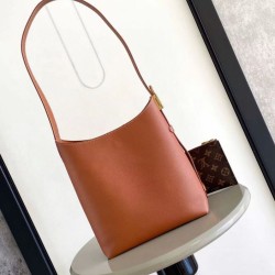 Replica Borsa a secchiello Louis Vuitton Low Key Hobo m24974 Marrone Imitazione