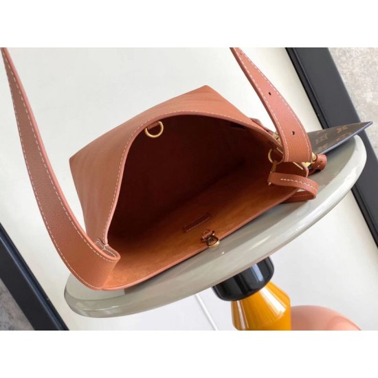 Replica Borsa a secchiello Louis Vuitton Low Key Hobo m24974 Marrone Imitazione