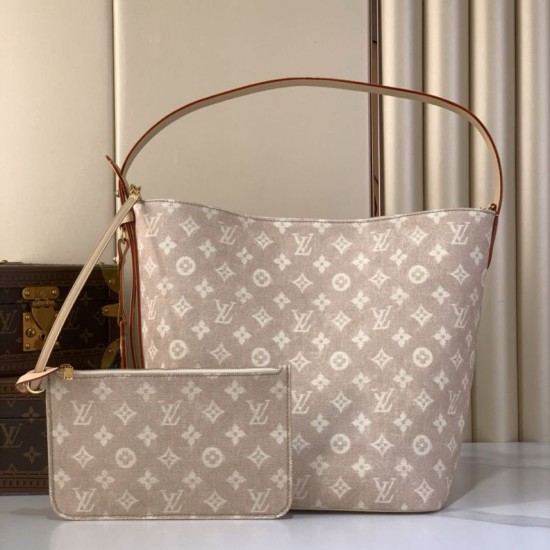 Replica Borsa a secchiello Louis Vuitton All In GM M25727 Firma Meowgram Imitazione