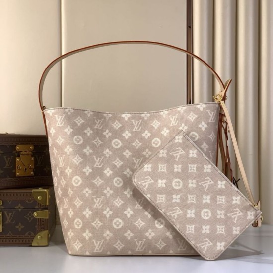Replica Borsa a secchiello Louis Vuitton All In GM M25727 Firma Meowgram Imitazione