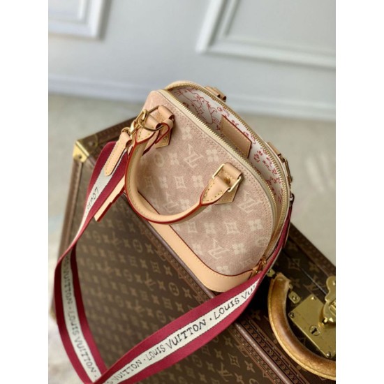 Replica Borsa Louis Vuitton Alma BB M25728 Firma Meowgram Imitazione