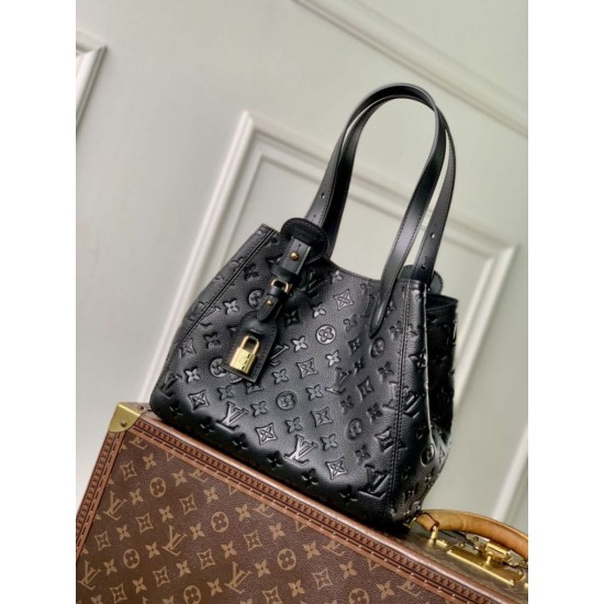 Replica Borsa a secchiello Louis Vuitton All In One PM M25858 Nera Imitazione