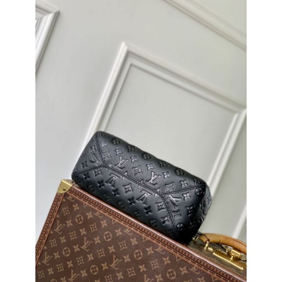 Replica Borsa a secchiello Louis Vuitton All In One PM M25858 Nera Imitazione