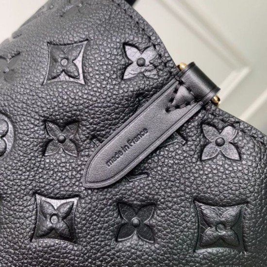 Replica Borsa a secchiello Louis Vuitton All In One PM M25858 Nera Imitazione