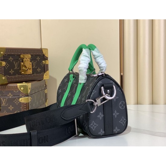 Replica Borsa Keepall Bandoulière 25 M25885 Verde Imitazione
