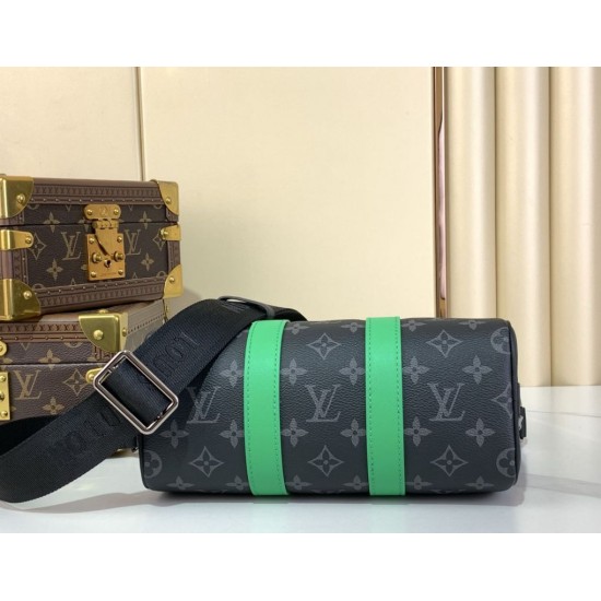 Replica Borsa Keepall Bandoulière 25 M25885 Verde Imitazione