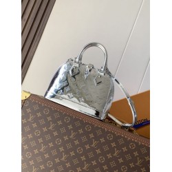Replica Borsa Alma BB Louis Vuitton M26335 Argento Imitazione