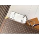Replica Borsa Alma BB Louis Vuitton M26335 Argento Imitazione