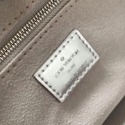 Replica Louis Vuitton Borsa tote Onthego PM M26373 Argento Imitazione