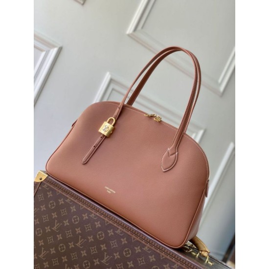Replica Borsa tote Louis Vuitton Low Key Duffle M26688 Marrone Imitazione