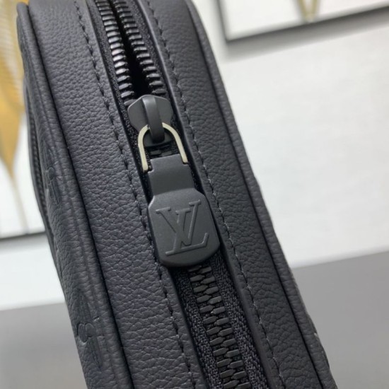 Replica Borsa messenger da uomo Louis Vuitton Trio M26713 Nera Imitazione
