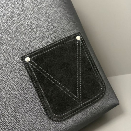 Replica Borsa hobo da uomo Louis Vuitton Verso M27022 Nera Imitazione