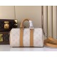 Replica Borsa LV M27161 Keepall Bandoulière 25 Albicocca Fiore Imitazione