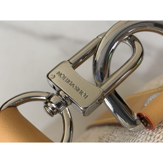 Replica Borsa LV M27161 Keepall Bandoulière 25 Albicocca Fiore Imitazione