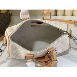Replica Borsa LV M27161 Keepall Bandoulière 25 Albicocca Fiore Imitazione