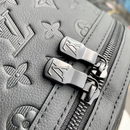 Replica Zaino da uomo Louis Vuitton Discovery M46553 Monogram Shadow Imitazione