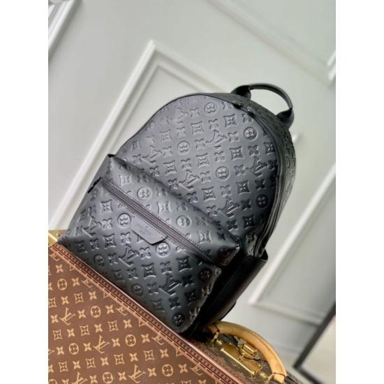 Replica Zaino da uomo Louis Vuitton Discovery M46553 Monogram Shadow Imitazione