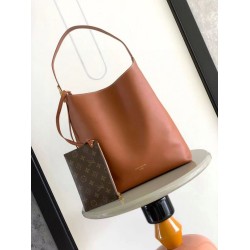 Replica Borsa a secchiello Louis Vuitton Low Key Hobo M24856 Nero Imitazione