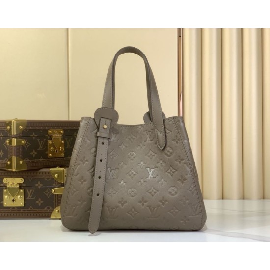 Replica Borsa a secchiello Louis Vuitton All In One PM M25890 Grigio-verde fumé Imitazione