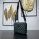 Replica Borsa messenger da uomo Louis Vuitton Trio M27154 Verde Imitazione